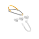 F&P Solo nasal mask fit pack with exploded view of frame, headgear, and cushions