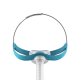 The fully-assembled Fisher & Paykel Evora Nasal Mask, isolated on white background (assembly required).
