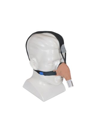 SleepWeaver Advance Small Soft Cloth Nasal CPAP Mask and Headgear with Improved Zzzephyr Seal