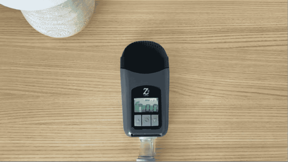 Front View of Breas Z2 Auto Travel CPAP Machine